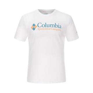 Columbia 哥伦比亚 男子运动T恤 JE1586-101 白色 L