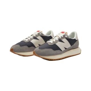new balance 237系列 中性休闲运动鞋 MS237SC 浅灰/深蓝色 42.5