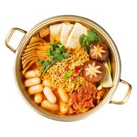 部队火锅 韩式风味泡菜鱼饼芝士年糕火锅韩国火锅套餐组合