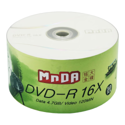 铭大金碟 江南水乡系列 刻录碟片 DVD-R 16速4.7G 50片塑封装