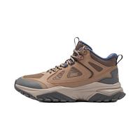 鸿星尔克暖阳3加绒休闲鞋男鞋冬季棉鞋户外防滑保暖加厚雪地靴运动鞋 灰褐色/布朗石 40