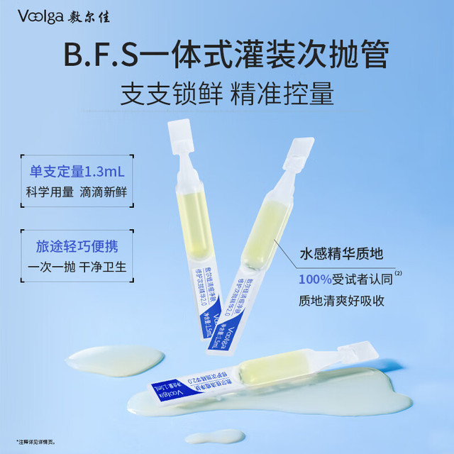 PLUS会员：敷尔佳 控油舒缓保湿祛痘精华 5支