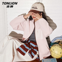 唐狮 加绒外套女装双面摇粒绒保暖秋冬季新款