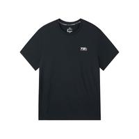 361° 男子运动T恤 652214110 纯黑 XXL