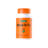 Actask维生素D3K2镁3合1+锰 5000iu大剂量vd3成年人男女备孕*60粒/瓶*3