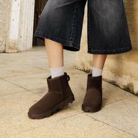 UGG 秋冬女士舒适基础款短筒靴休闲雪地靴1115030巧克力色