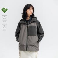 熊猫·本 BEN·PANDA 撞色冲锋衣男户外旅行外套防泼水透气拉链拒水夹克