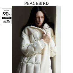太平鸟 2024女式羽绒服街头冬都市休闲