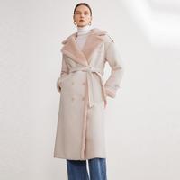 朗姿 集团旗下欧洲EiLEEN ELITEE高级感复古中长款大衣