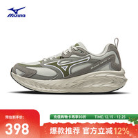 美津浓 复古透气轻量男女跑步鞋跑鞋运动鞋 ASTRO LS 05/银桦色   42