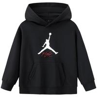 Jordan 耐克AJ连帽卫衣2025男童秋冬加绒上衣白色/黑色  160 /80