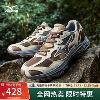 美津浓 山系户外登山鞋复古缓震防滑轻野鞋透气跑步鞋RACER ADV  13/驯鹿棕 42 (270mm)