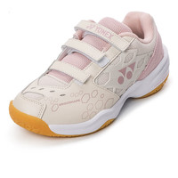 YONEX 羽毛球鞋yy基础款舒适亲子款青少年SHB101JRCR米粉35码 35 (210mm) （拍大两码）