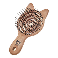 yao【韩国直邮】小女生镂空按摩梳Teddy熊便携发梳礼物送礼男女进口