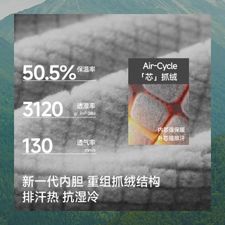 蕉下 Beneunder男士防风抓绒衣外套保暖冲锋衣内胆秋冬加绒防泼水立领外套