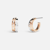 APM Monaco TOI MOI交织摩斯密码耳环 AE16024XRW