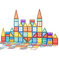 纽奇 儿童磁力片彩窗钻面100片