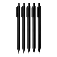 KACO 文采 PURE书源系列 K1015 按动中性笔 黑色 0.5mm 10支装