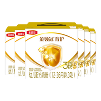 伊利奶粉金领冠育护3段盒装1200g三联装三段幼儿配方奶粉 3段 1200g 6盒