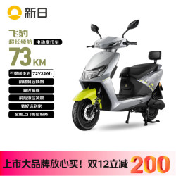 新日 飞豹 电动摩托车 72V22Ah