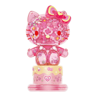 Wonder Moon 三丽鸥家族系列 803306 陪在我身边 Hello Kitty 花簇大体