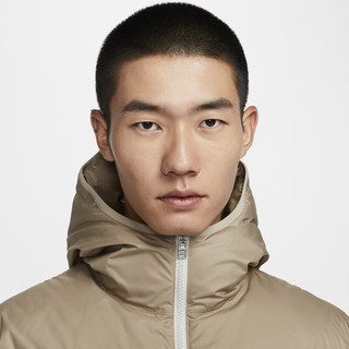 耐克（NIKE）官方WINDRUNNER风行者系列男防风拒水羽绒服夹克DV1132 247卡其/浅骨色/帆白 XL