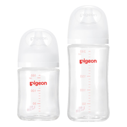 贝亲 新生儿玻璃奶瓶套装 160ml+240ml S号M号奶嘴