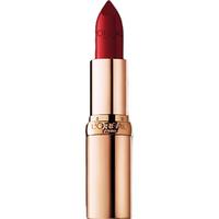 欧莱雅小妖金口红666开挂红缎光滋润素颜唇膏圣诞