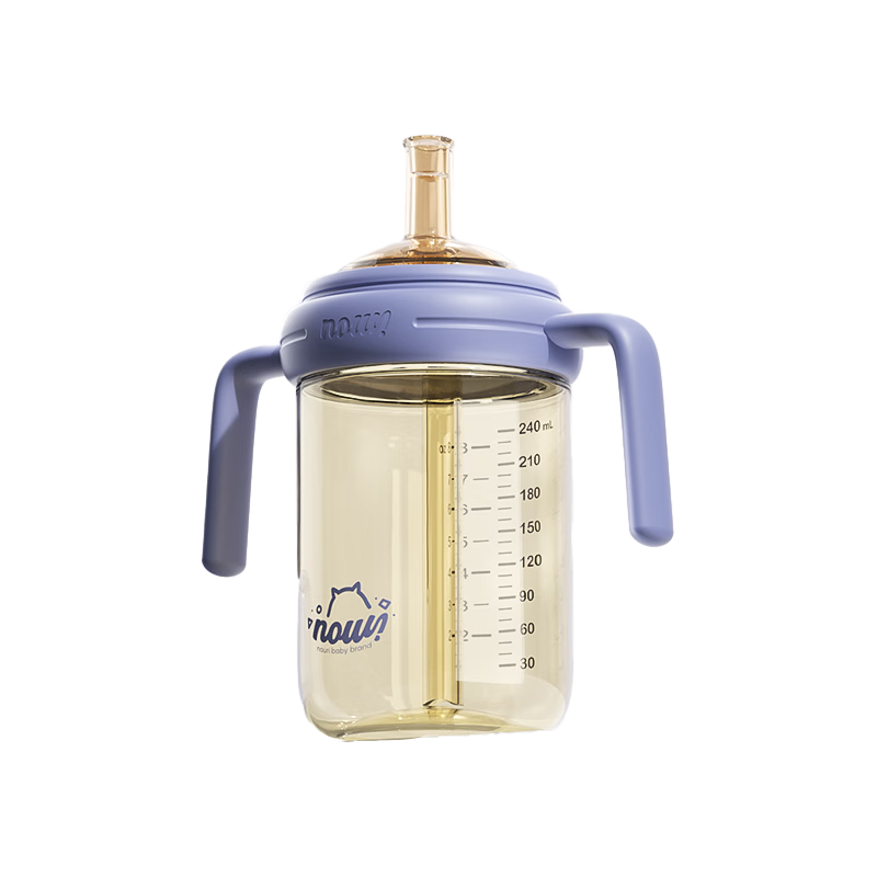 直管款-吸管奶瓶（静谧紫240mL）