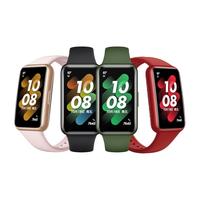 HUAWEI 华为 手环7 NFC版 智能手环 星云粉 硅胶表带 (心率、血氧、睡眠监测)