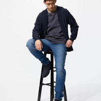 UNIQLO 男装女装EZY DENIM牛仔裤/水洗产品裤子加长款479315