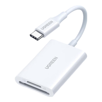 绿联（UGREEN）Type-C高速3.0读卡器 SD/TF二合一 USB-C适用电脑苹果15/iPad/安卓手机支持UHS-I/II读取