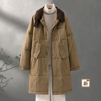 限尺码：SPECIAL 2025冬装新女士宽松长袖中长款棉服外套