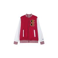 Champion 秋冬男士开襟夹克棒球服撞色时尚LOGO