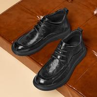 七匹狼 25年冬季舒适商务鞋男头层牛皮正装通勤男士皮鞋
