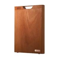 炊大皇整木乌檀木菜板防霉抗菌家用砧板实木切菜板厨房案板粘 【100%整木】34*22*2.5cm适用2-3人