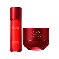 玉兰油（OLAY）全新超红瓶精粹水面霜抗皱紧致抗衰老护肤品套装圣诞
