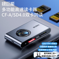 绿巨能 llano）USB/Type-C读卡器3.2高速4.0  适用CFexpressA/SD内存卡