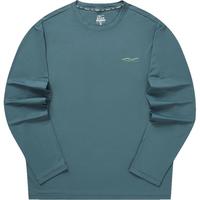 鸿星尔克运动服男2025春秋男士冰感速干跑步长袖t恤上衣