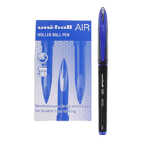 uni 三菱铅笔 UBA-188 拔帽中性笔 蓝色 0.5mm 12支装
