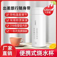 新品电热水杯便携式烧水壶保温恒温杯烧水杯迷你旅行电热杯水壶