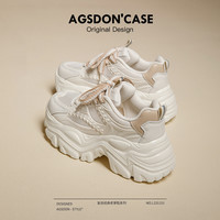 奥古狮登 透气轻便老爹鞋女款2025秋季百搭厚底增高爆款百搭运动鞋