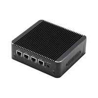 康耐信 intel10代J4125 I225-V 2.5G网卡迷你静音路由小主机4网口软路由支持爱快OPENWRT/PFSENSE/ESXI等软件 J4125/准系统/带电源