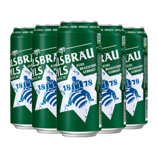 KARLSBRAU 卡斯布鲁 经典皮尔森啤酒 500ml*5听