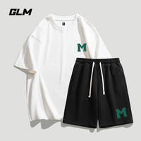 GLM 夏季新款韩版青少年男装运动弹力宽松短裤五分裤男休闲裤潮