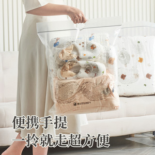 待产包收纳袋婴儿被子宝宝衣服分装袋透明手提行李密封袋