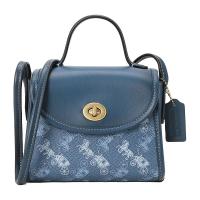 COACH 蔻驰 Coach Originals系列 女士马车图案印花旋锁顶部手柄手袋 3002