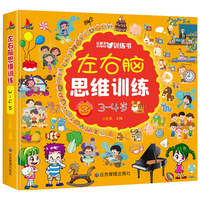小红帆左右脑思维训练3-4岁儿童全脑开发专注力逻辑力想象力益智游戏