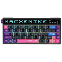 MACHENIKE 机械师 KT68 68键 2.4G蓝牙 多模无线机械键盘 回到未来 ttc金银轴 RGB