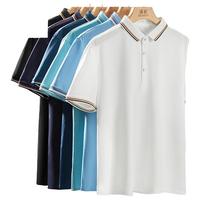 ROMON 罗蒙 男士短袖POLO衫 1108 黑色 190